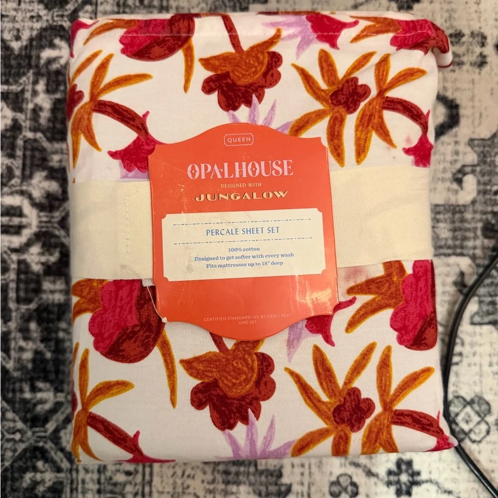 Opalhouse Vibrant Floral Sheet Set - Picture 1 of 2